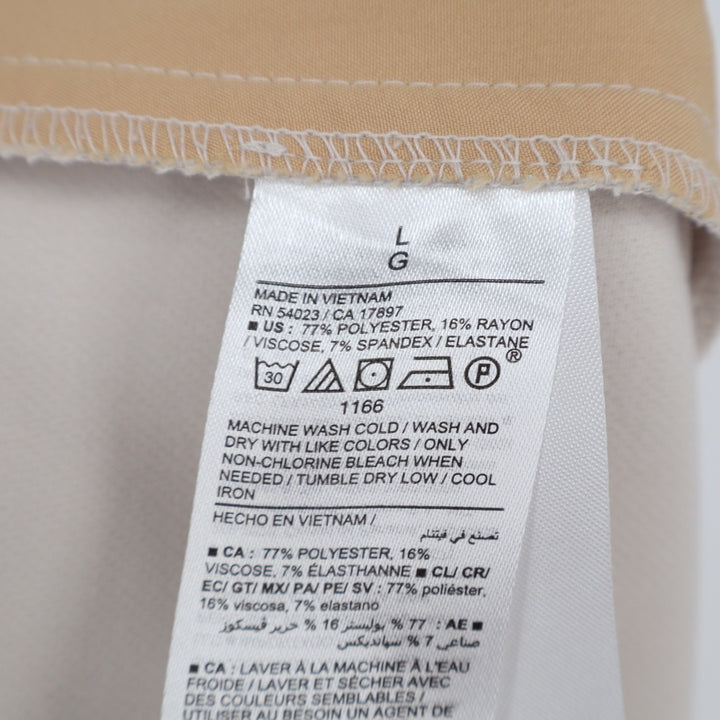 Old Navy Taylor Extra High-Rise Wide Leg Trouser Pants Beige Large