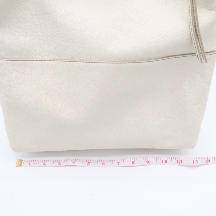 Womens Handbag Summit White Leather Pockets Detachable Strap Sangle Bucket Bag