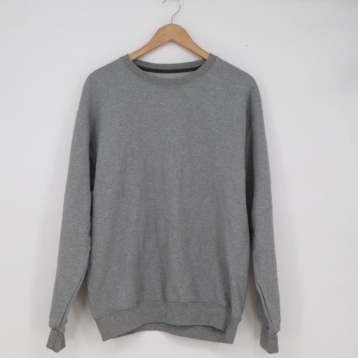 Athletic Works Mens Gray Crewneck Sweatshirt Medium M Fleece Pullover