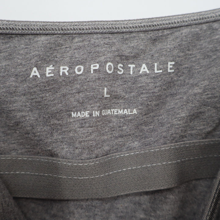 Aeropostale Camisole Womens L Shelf Bra Cami Grey Adjustable Straps Excellent