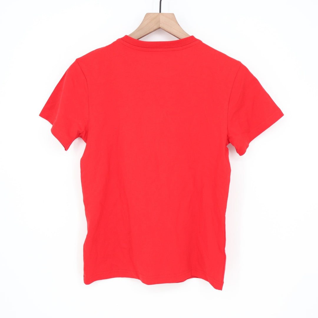 Adidas Originals Youth Red Trefoil Logo Graphic T-Shirt Size M 11-12Y