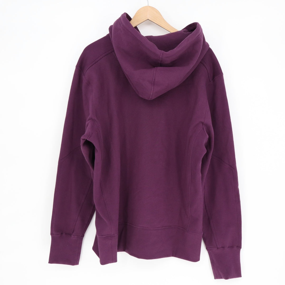 American Giant Classic Hoodie Mens Medium Blackberry Wine Cotton Fleece Lined