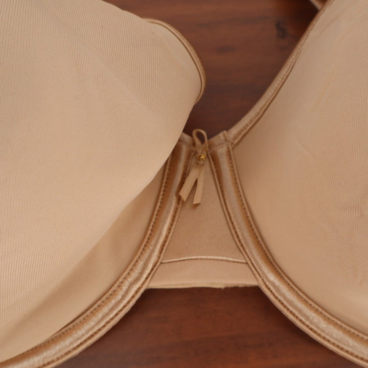 Vanity Fair Body Caress Contour Bra Womens 36DD Beige Full Coverage Underwire