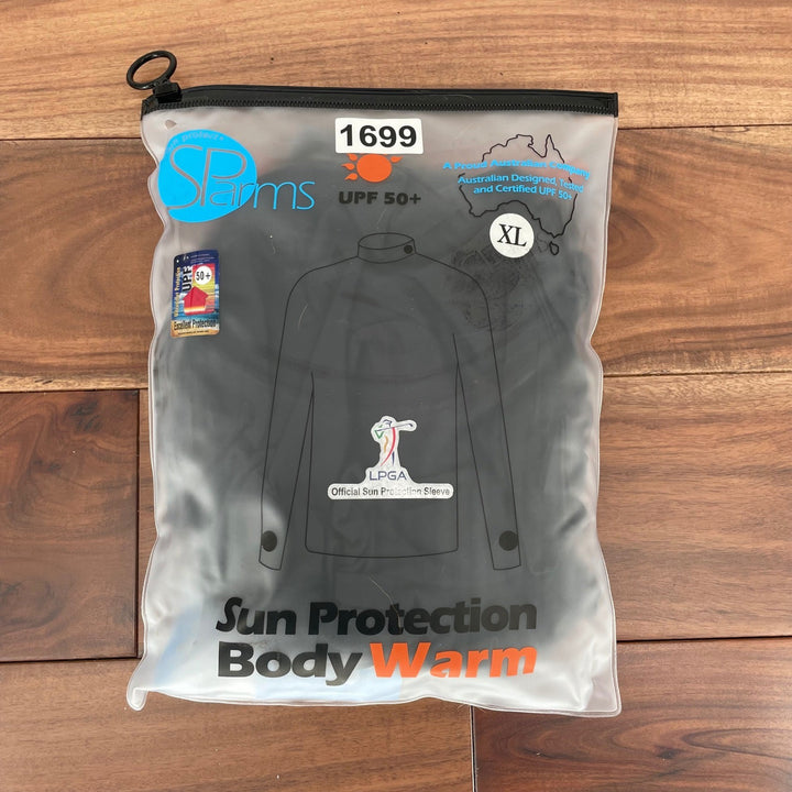 SP Arms Black Long Sleeve Sun Protection Body Warm UPF 50 Bodywarmer
