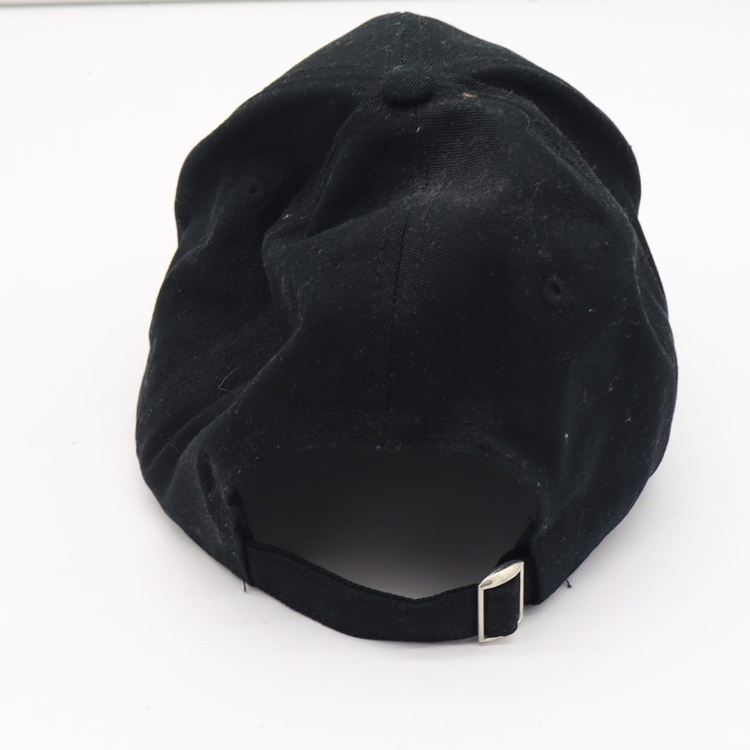 Gopuff Baseball Cap Mens Black Embroidered Logo Strapback Hat