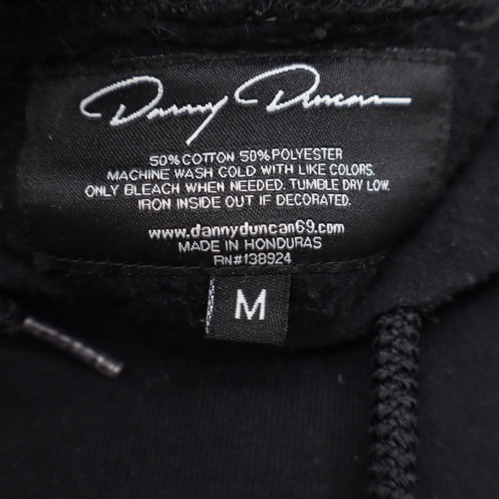 Danny Duncan Virginity Rocks Hoodie Black Blue Icy Drip Graphic Sweatshirt M