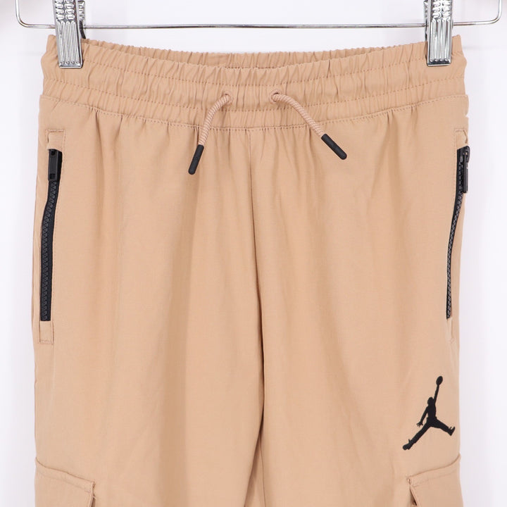 Jordan Girls Hemp Utility Cargo Joggers Tan Beige 45C654-X0L Small 8-10 NWT