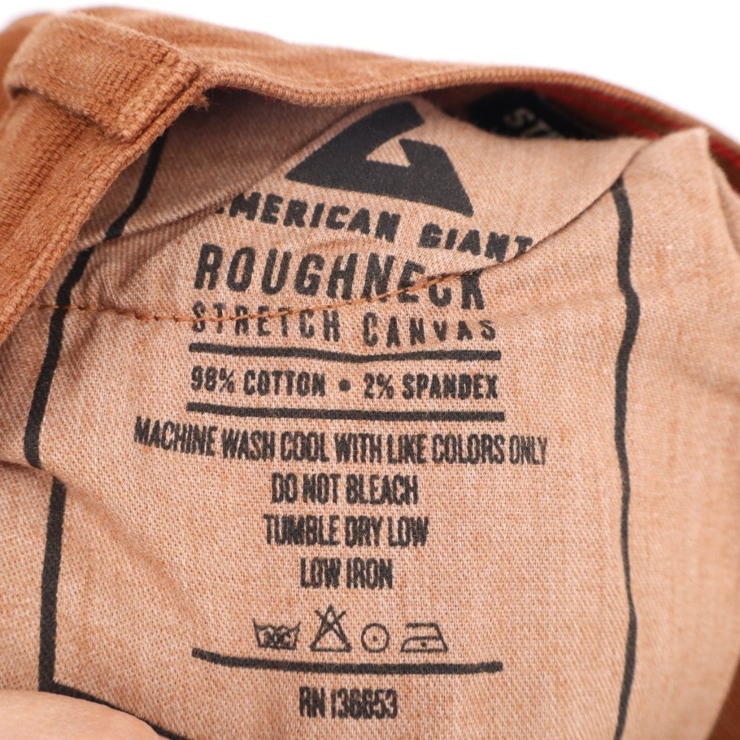 American Giant Roughneck Straight Jeans Womens 28x30 Ruste Stretch Street Wear