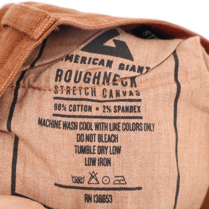 American Giant Roughneck Straight Jeans Womens 28x30 Ruste Stretch Street Wear