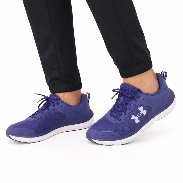 Under Armour Running Shoes Mens 11 Charged Assert 10 Purple Excellent