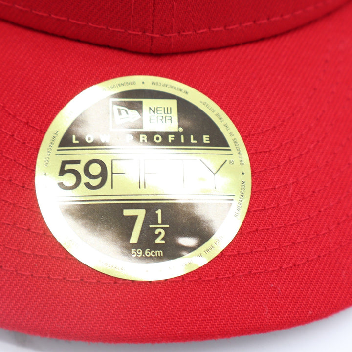 New Era Washington Nationals Low Profile 59FIFTY Fitted Hat Red MLB Size 7 1/2