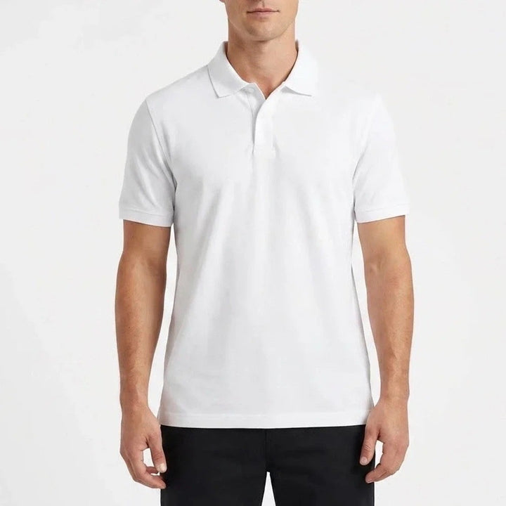 Walter Hagen Clubhouse Solid Pique Polo Mens XXL White Short Sleeve Golf Shirt