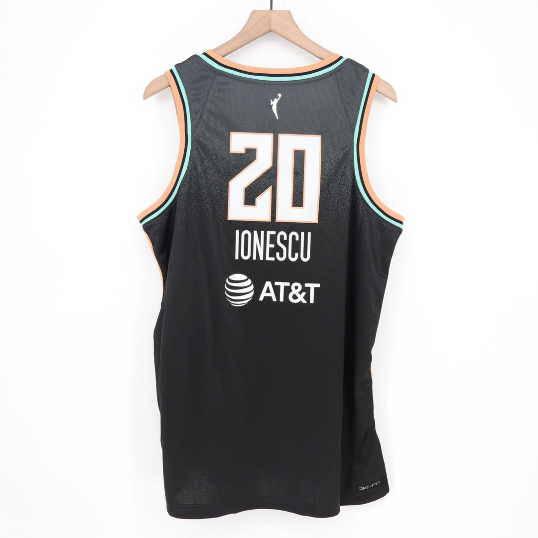 Nike New York Liberty Sabrina Ionescu 20 Explorer Edition Jersey Black Large