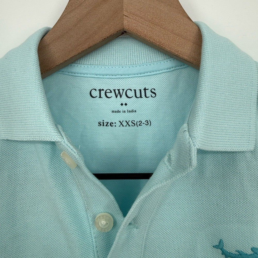 J.Crew Crewcuts Boy's Pique Critter Polo Shirt Size XXS (2-3)