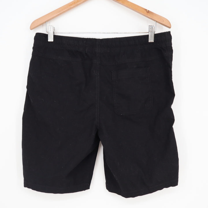 Wonder Nation Boys Black Pull On Shorts XL 14-16 Husky Cotton Blend