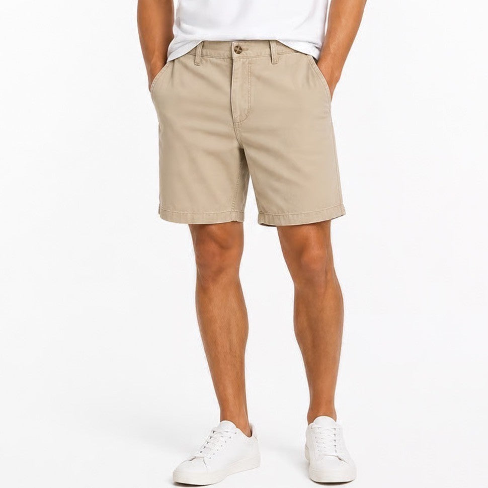 Black Brown 1826 Shorts Mens 38 Classic Fit Khaki 100% Cotton Chino Excellent