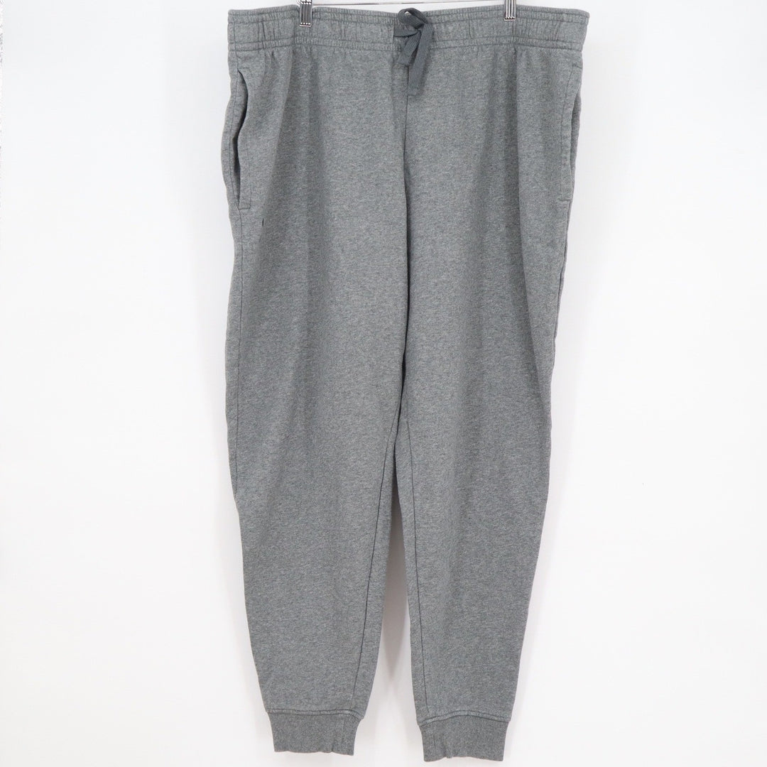 Under Armour Mens Rival Fleece Joggers Gray Loose Fit Sweatpants 3XL