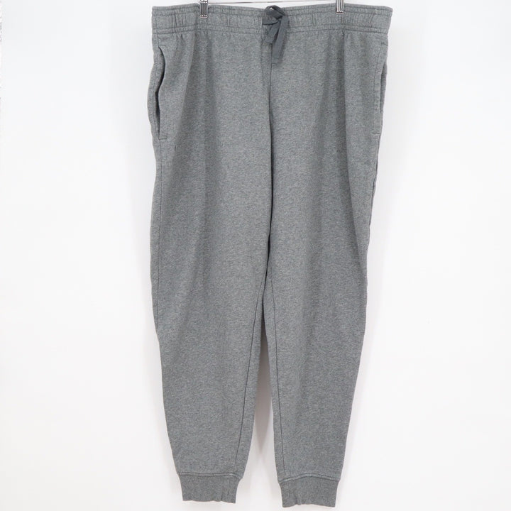 Under Armour Mens Rival Fleece Joggers Gray Loose Fit Sweatpants 3XL