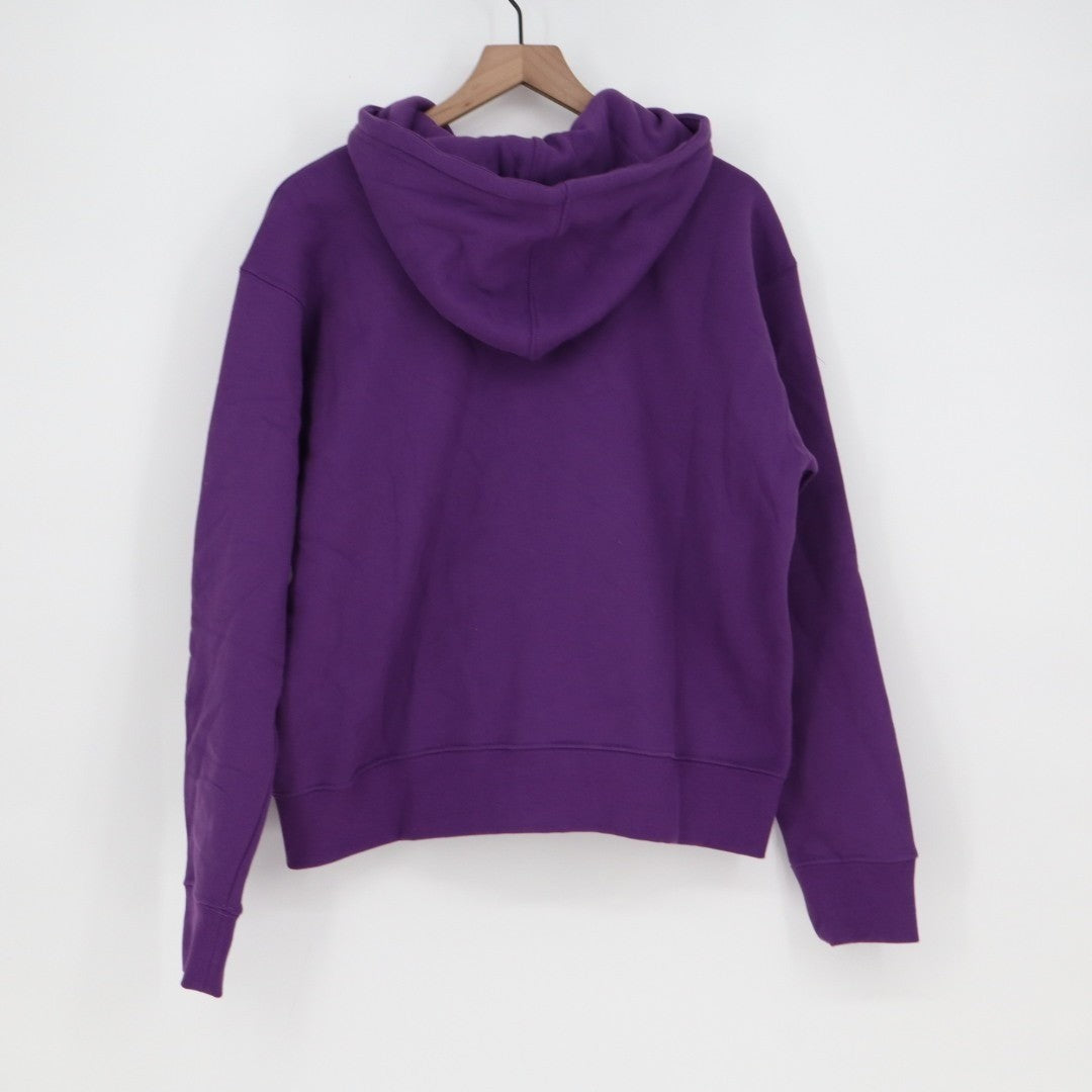 American Giant Midweight Hoodie Womens Large Majesty Cotton Full Zip Pullover