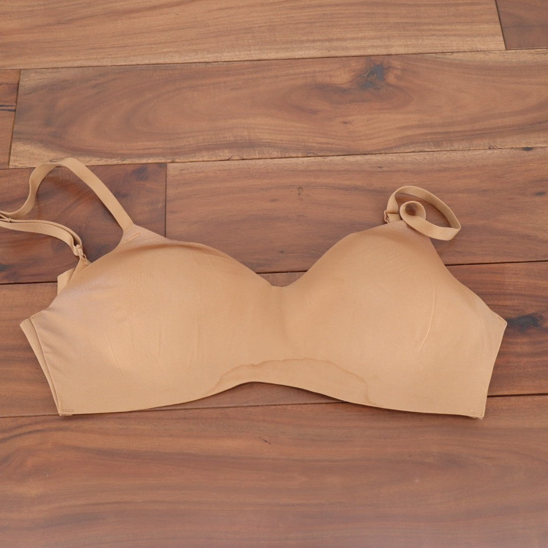 B.tempt'd T-Shirt Women 40D Nude Stretch Full Coverage Wireless Adjustable Strap