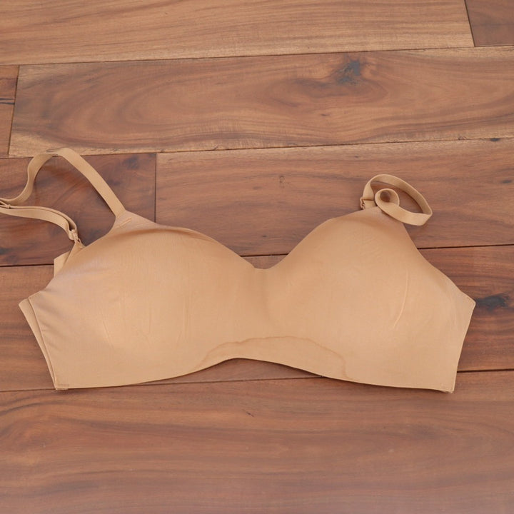 B.tempt'd T-Shirt Women 40D Nude Stretch Full Coverage Wireless Adjustable Strap