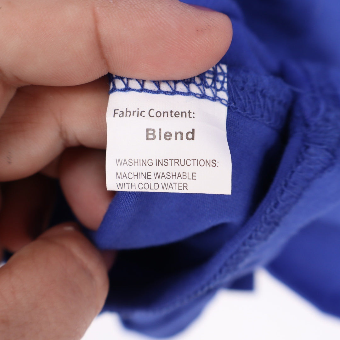 Unbranded Royal Blue Racerback Athletic Romper with Pockets Size M Sleeveless