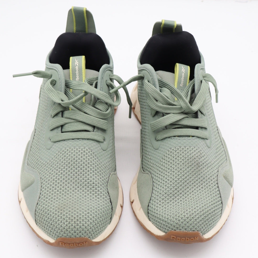 Reebok Zig Dynamica 2.0 Sage Green Running Shoes Womens Size 8.5