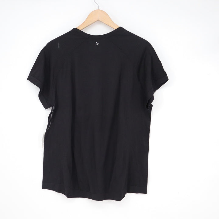 Old Navy Active Go-Dry Seamless Black T-Shirt Women 3X