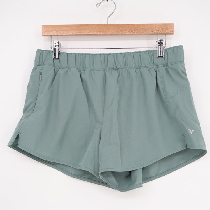 Old Navy Quick Dry Running Shorts Womens Medium Petite Black Stretchtech Active