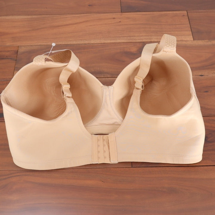 Vanity Fair Full Figure Beauty Back Smoother Wireless Bra Womens 42DDD Beige