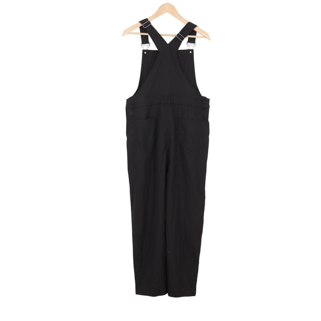 Halara Black Wide Leg Overalls Adjustable Straps Size M New