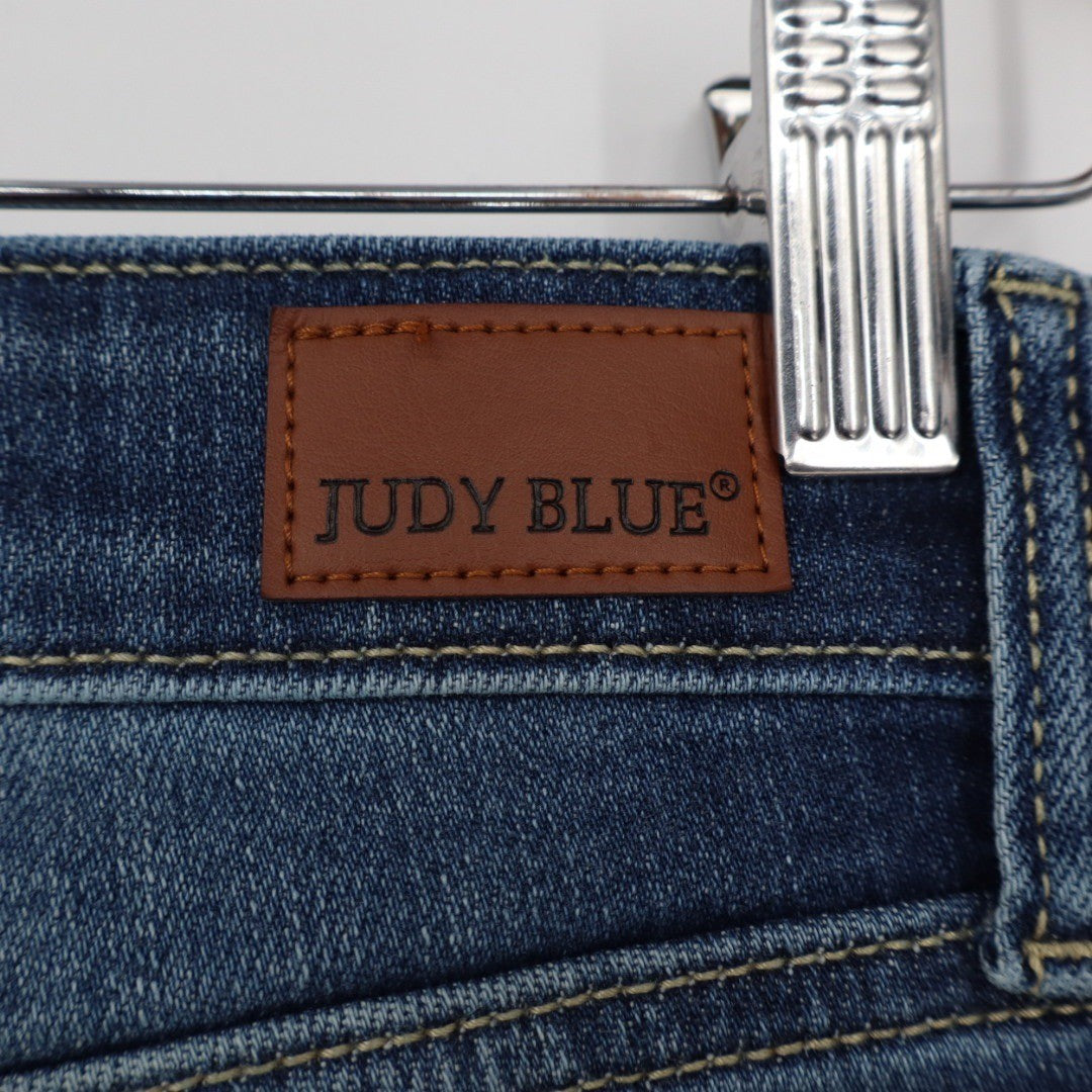 Judy Blue Los Angeles High Rise Skinny Jeans Button Fly Medium Wash Size 3 26