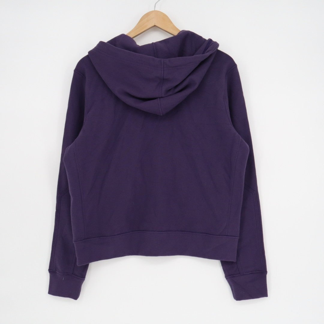 American Giant Hoodie Women Small Purple Fleece Lined Relaxed Classic Full Zip