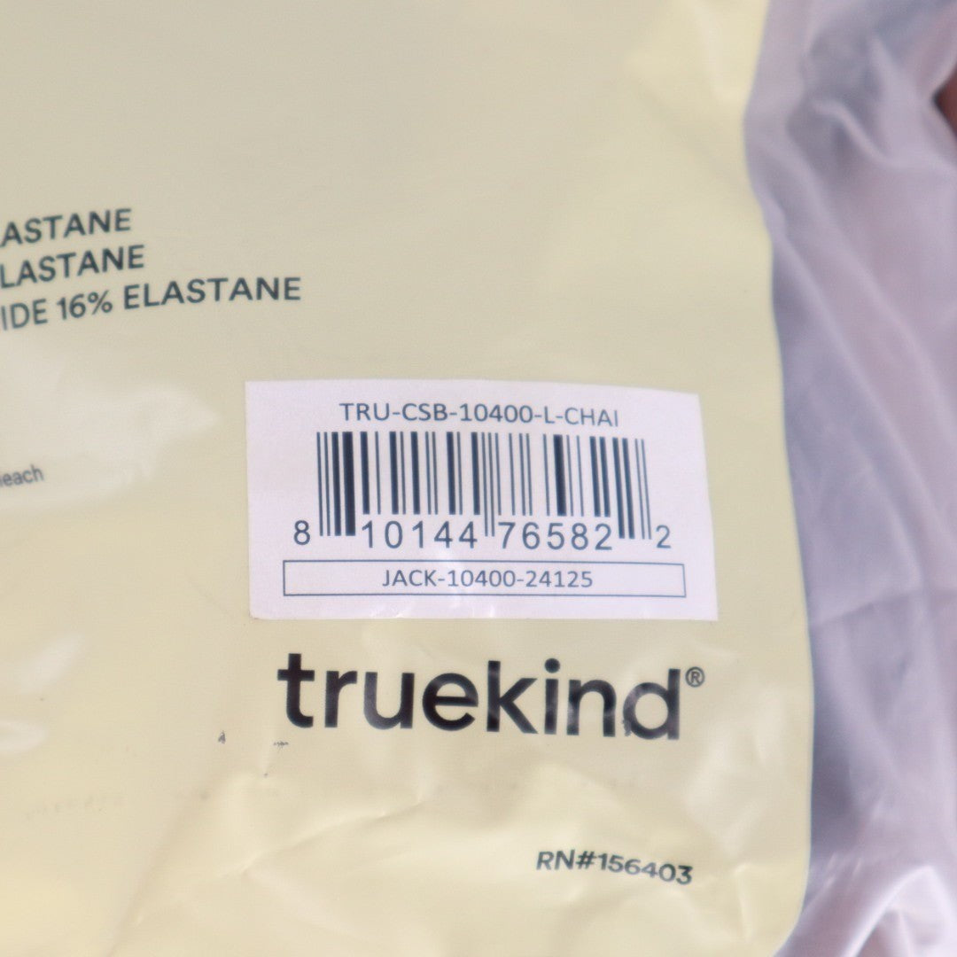 Truekind Convertible Strapless Bandeau Bra Large Chai Built-in Pads Wireless