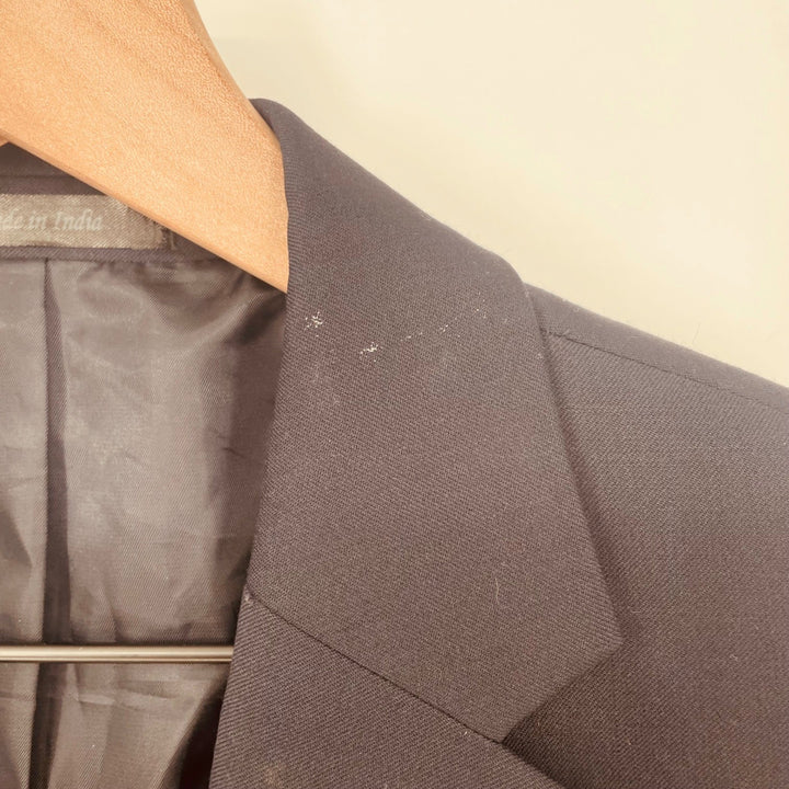 Michael Kors Mens Navy Wool Blend Blazer Jacket Size 38S