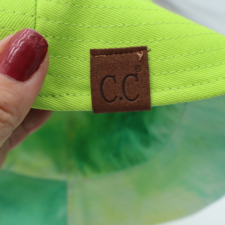 C.C Bucket Hat Women's One Size Lime Mint Green Reversible UPF 50+ NEW