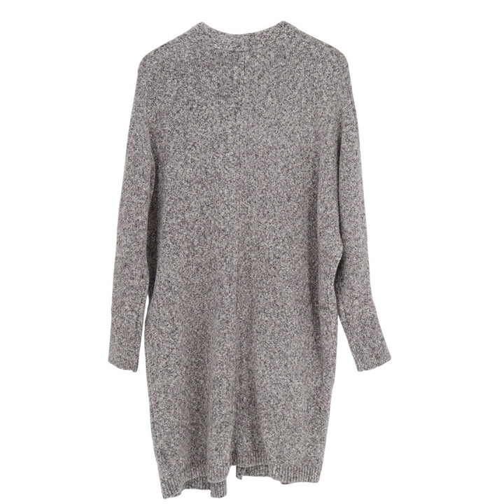 Old Navy Cardigan Sweater Womens Small Gray Knitted Cotton Stretch Open Front