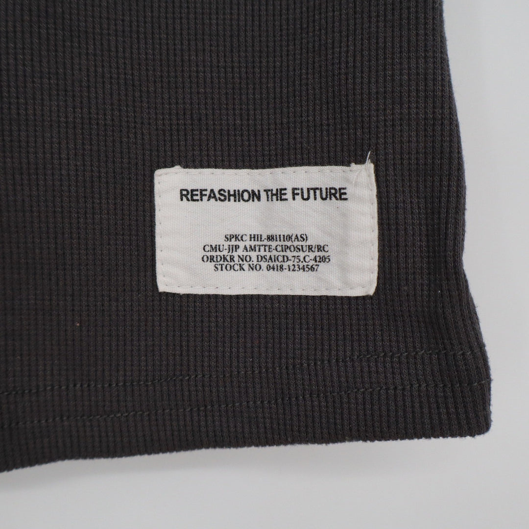 SHEIN Teen Girls Charcoal Grey Ribbed Crop Tank Top Refashion The Future 12-13Y