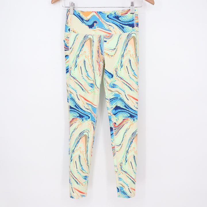 DSG Momentum 7/8 Leggings Womens XS Amped Up Multi Marble Swirl High Rise