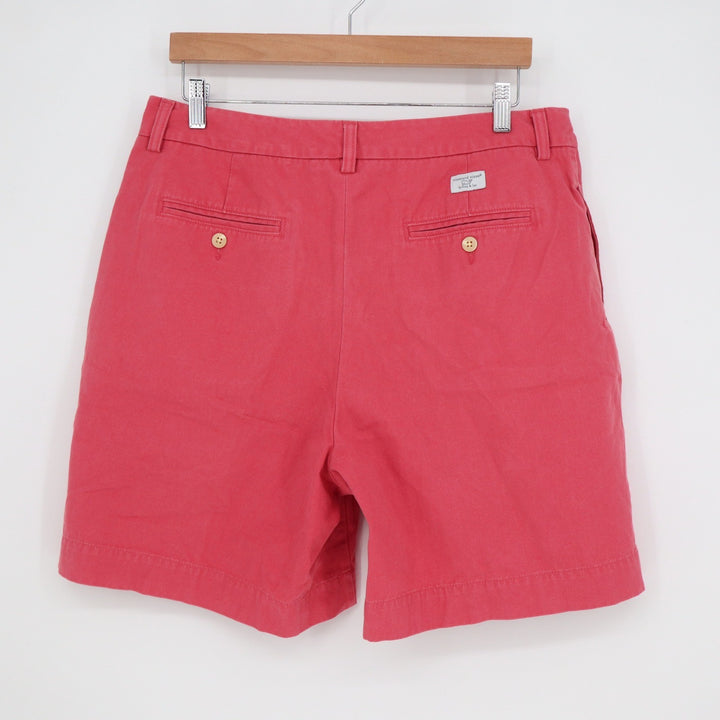Vineyard Vines Mens 34 Breaker Shorts Salmon Pink Cotton Canvas 7 Inch Inseam