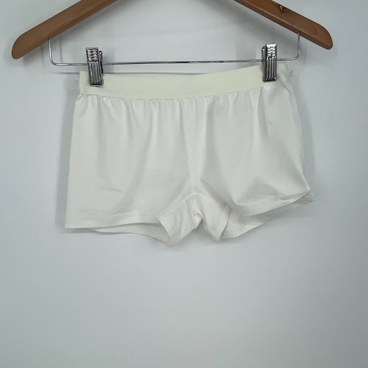 Puma Girls Activewear Shorts White Size L Sports Running Workout