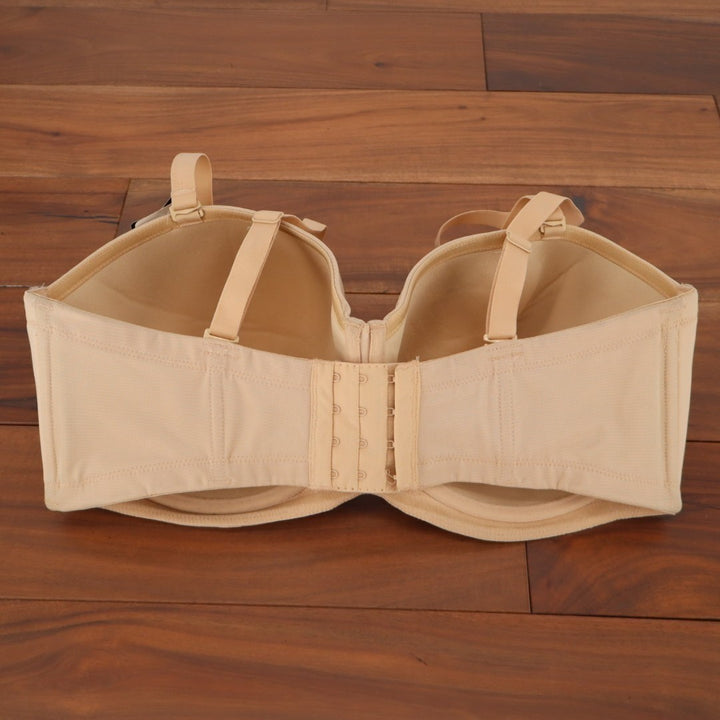 Wacoal Red Carpet Strapless Underwire Bra Womens 38H Beige Detachable Straps