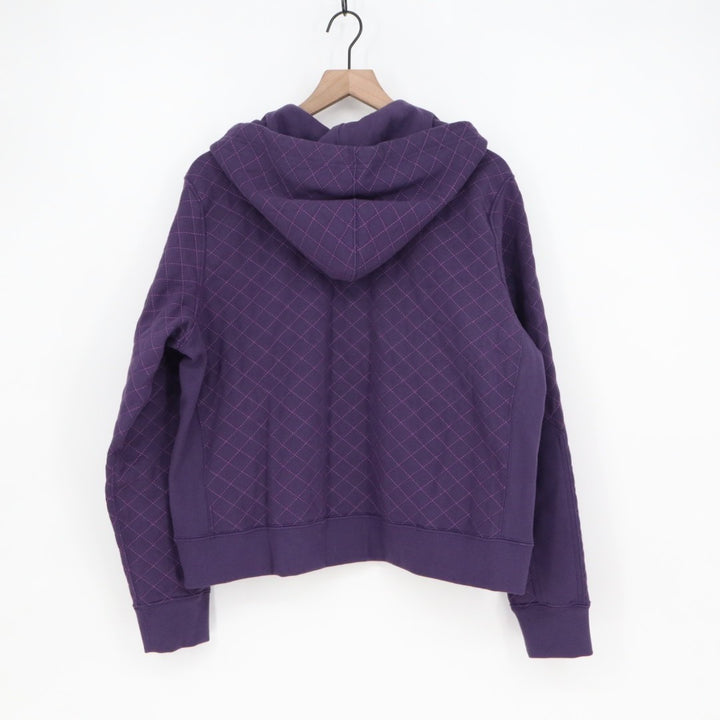 American Giant Diamond Stitch Classic Full Zip 2.0 Hoodie Womens L Purple Velvet
