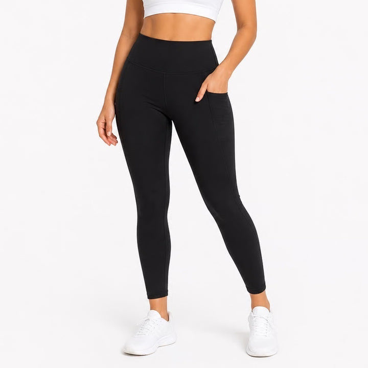 American Eagle The Everything Legging Black High Rise Pockets Large