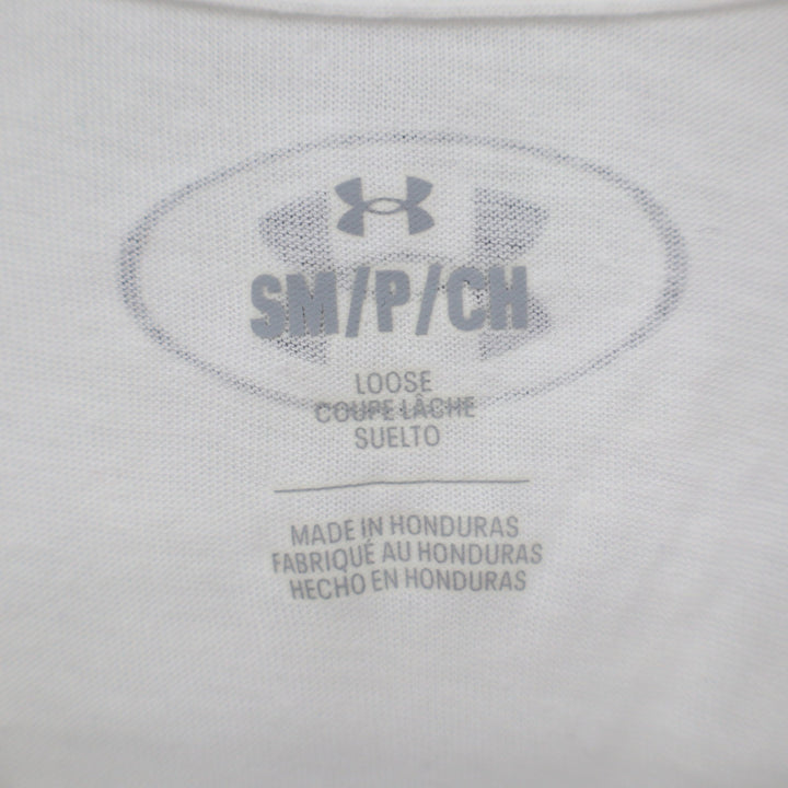 Under Armour Mens Freedom Baseball USA Icon T-Shirt White Small NWT