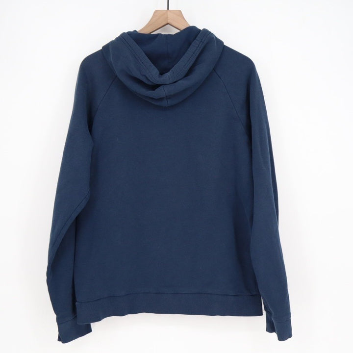 Under Armour Rival Coldgear Hoodie Men's Large Blue Fleece Lined Raglan Sleeve