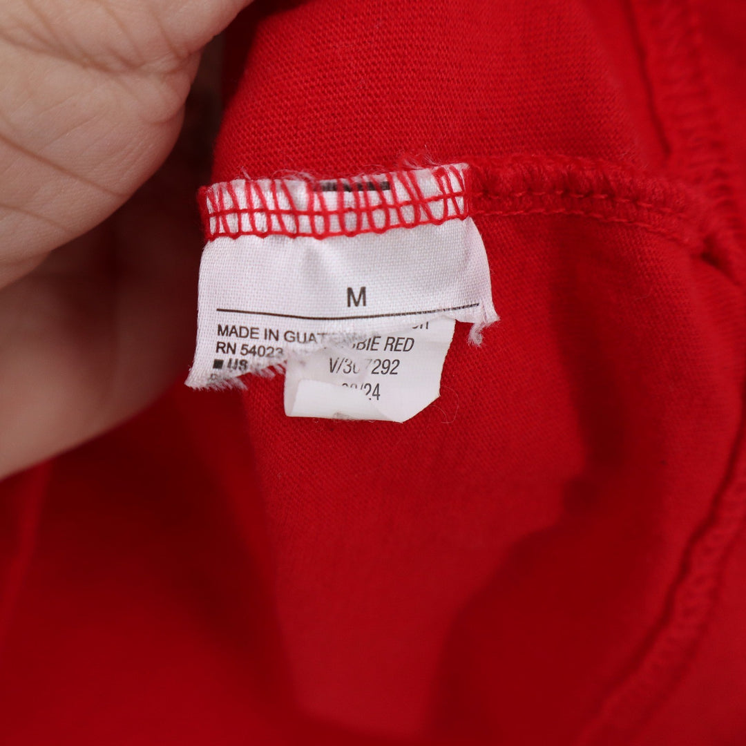Old Navy T-Shirt Mens M Soft-Washed Holidazed Red Graphic Tee Excellent