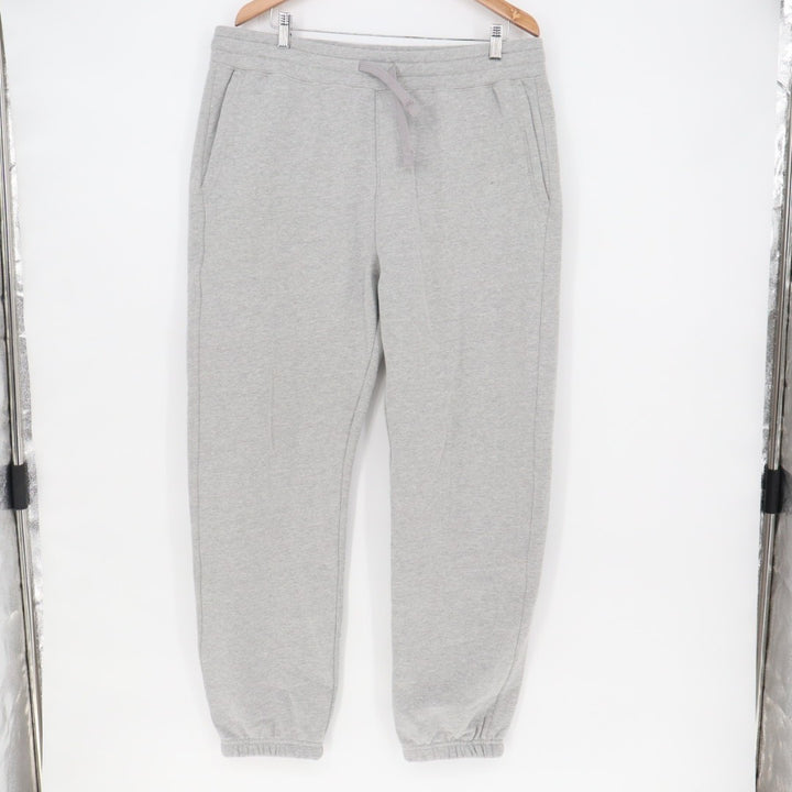 American Giant Sweatpants Men's XL Gray Cotton Tapered Leg Drawstring Waist