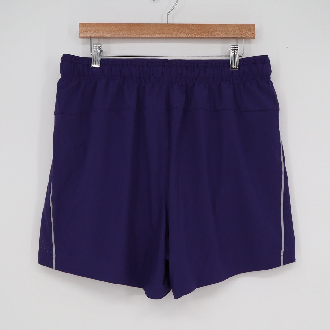 DSG Mens Running Shorts Purple 5 Inch Inseam Lined Athletic Gym Size L
