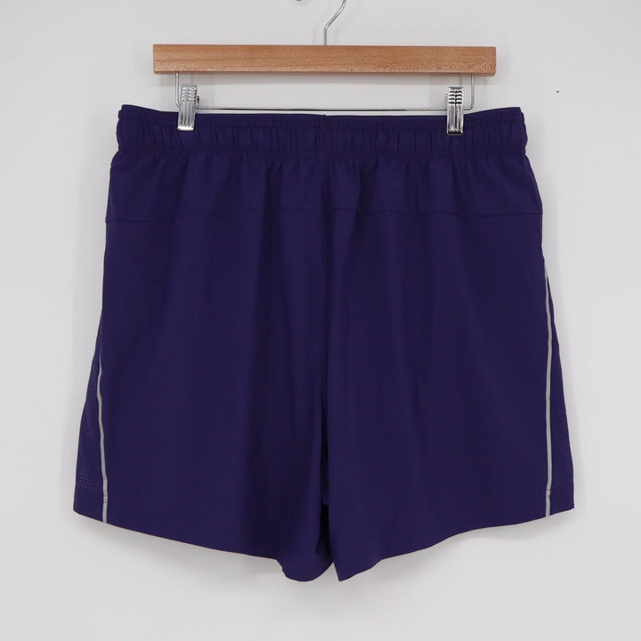 DSG Mens Running Shorts Purple 5 Inch Inseam Lined Athletic Gym Size L